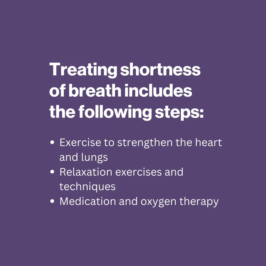 Shortness of breath treatment